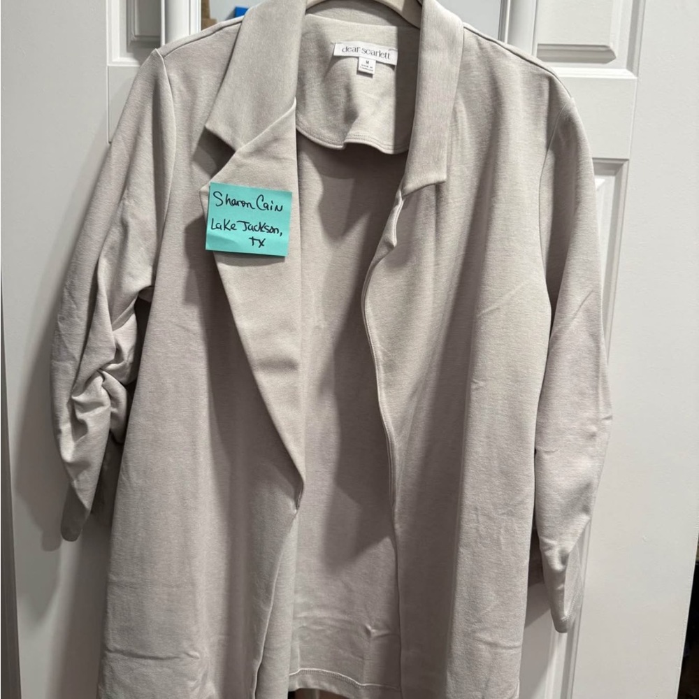 Dear Scarlett Chic Light Gray Jacket - image 1